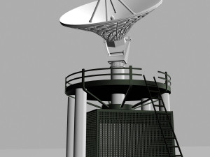satellite dish 1 3Dモデル