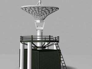 satellite dish 1 3Dモデル