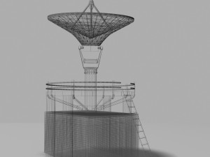 satellite dish 1 3Dモデル