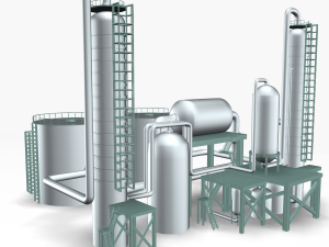 refinery 01 3D Model
