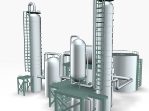 refinery 01 Model 3D