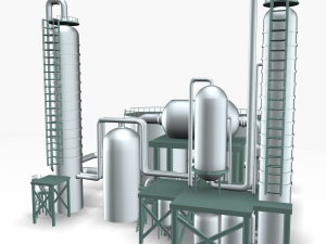 refinery 01 Model 3D