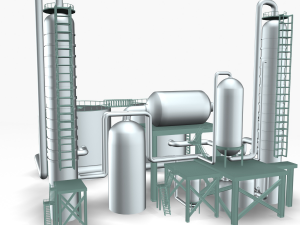 refinery 01 Model 3D