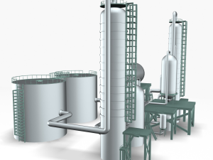 refinery 01 Model 3D
