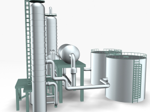 refinery 01 Model 3D