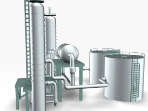 refinery 01 3D Model