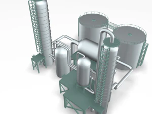 refinery 01 3D Model