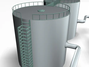 refinery 01 3D Model
