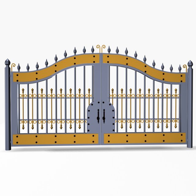 gate 1 3D Model .c4d .max .obj .3ds .fbx .stl .blend 