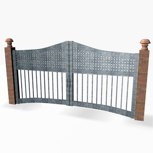 gate 2 3D Model .c4d .max .obj .3ds .fbx .stl .blend 