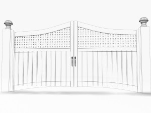 gate 2 3D Model