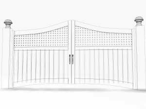 gate 2 3D Model