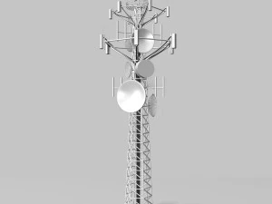 torre de telecomunica&ccedil;&otilde;es Modelo 3D