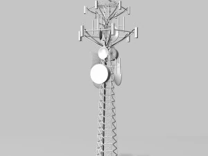 torre de telecomunica&ccedil;&otilde;es Modelo 3D
