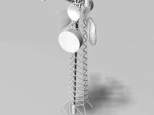 torre de telecomunica&ccedil;&otilde;es Modelo 3D