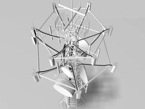 torre de telecomunica&ccedil;&otilde;es Modelo 3D