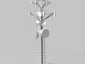 torre de telecomunica&ccedil;&otilde;es Modelo 3D