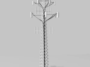 torre de telecomunica&ccedil;&otilde;es Modelo 3D
