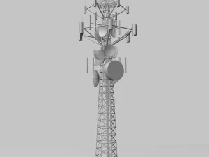 torre de telecomunica&ccedil;&otilde;es Modelo 3D