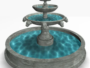 분수 22011 3D 모델