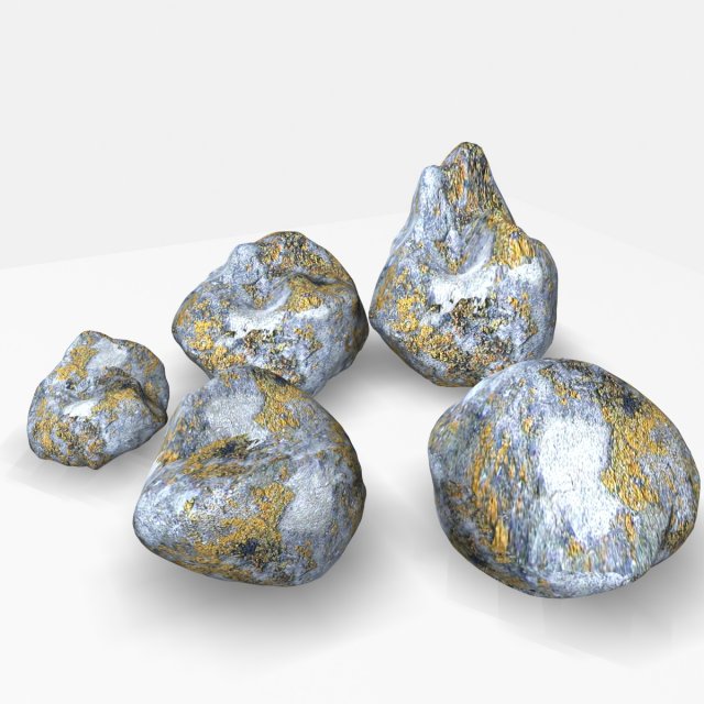 rock set Modello 3D .c4d .max .obj .3ds .fbx .stl .blend 