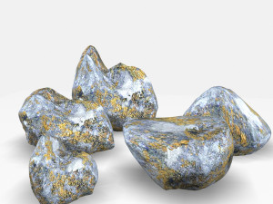 rock set Modello 3D