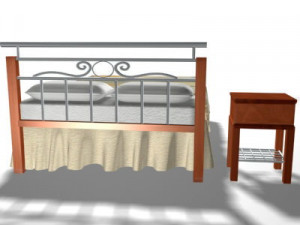 bed 3D-Modell