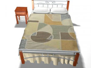bed 3D Model