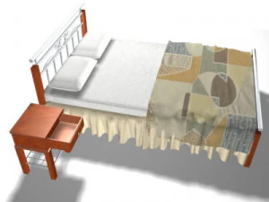 bed 3D Model