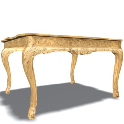 antique table Modelo 3D .c4d .max .obj .3ds .fbx .stl .blend 
