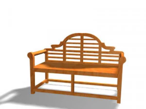 bench 01 3D Model