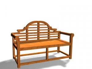 bench 01 3D 模型