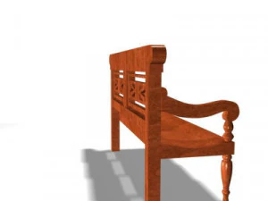bench 02 3D Model