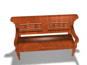 bench 02 3D Model