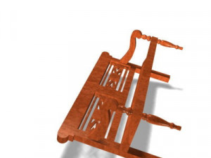 bench 02 3D Model