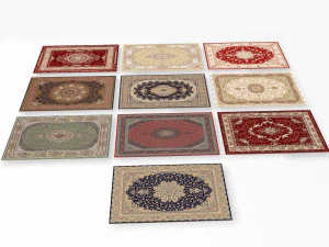 colecci&oacute;n de alfombras 01 Modelo 3D