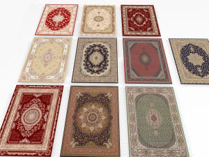 carpet collection 01 Model 3D