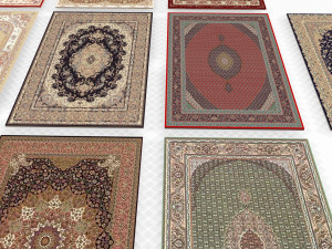 carpet collection 01 Model 3D