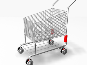 shopping cart 3D Model