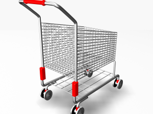 shopping cart Modello 3D