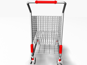 shopping cart Modello 3D