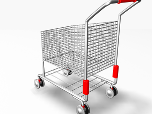 shopping cart Modello 3D