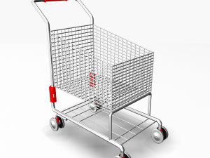 shopping cart Modello 3D
