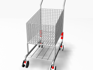 shopping cart Modello 3D