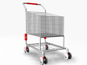 shopping cart Modello 3D