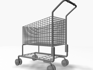shopping cart Modello 3D