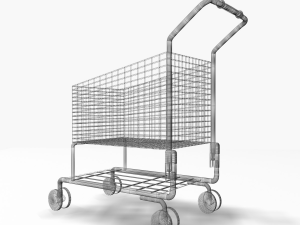 shopping cart Modello 3D