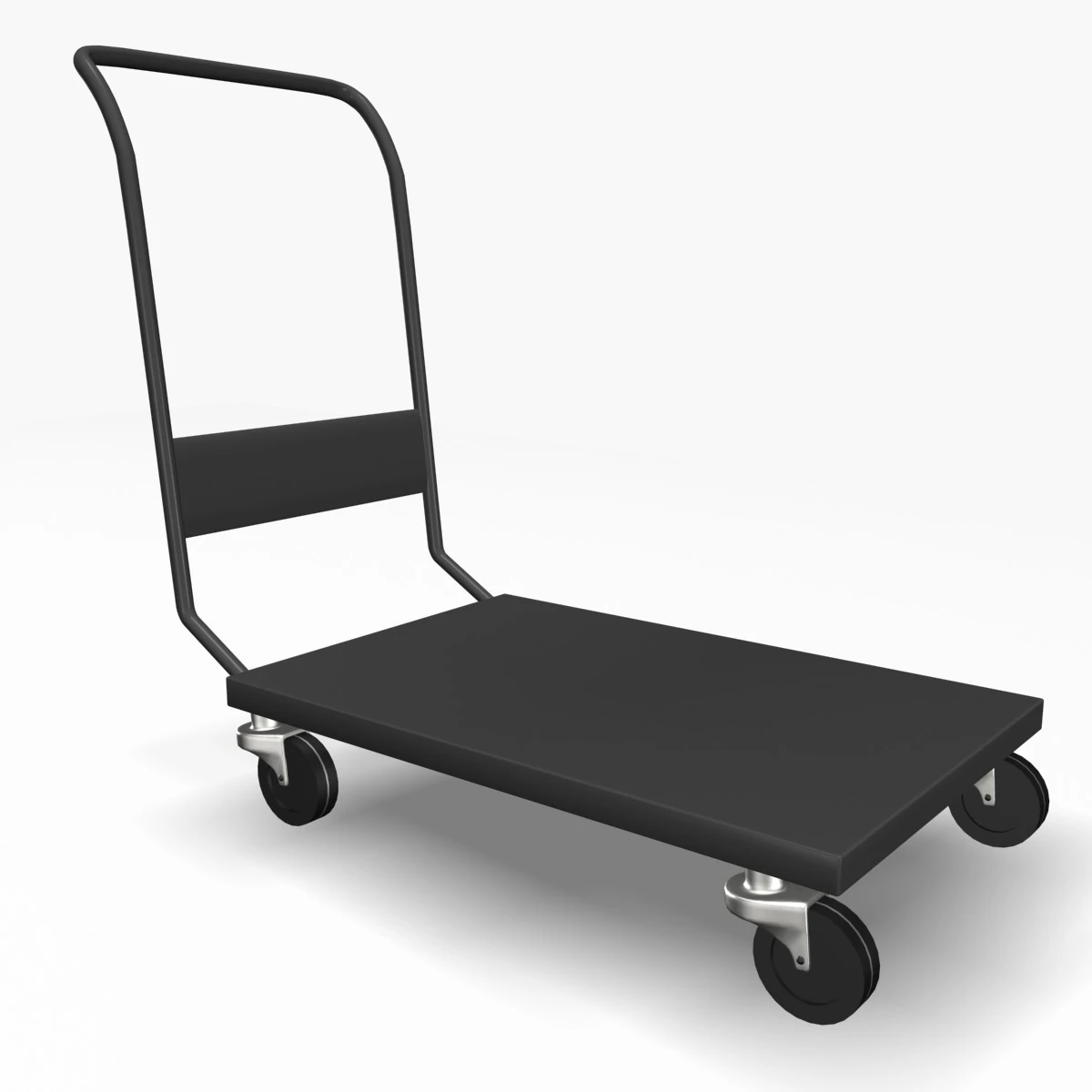trolley cart 3D Model .c4d .max .obj .3ds .fbx .stl .blend 
