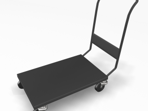 trolley cart Modèle 3D