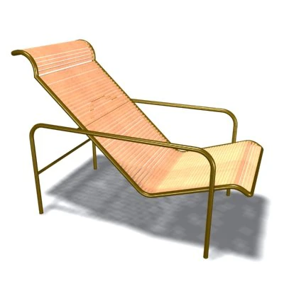 armchair 02 3D Model .c4d .max .obj .3ds .fbx .stl .blend 